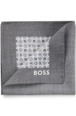BOSS ONE Einstecktuch aus Seide mit Digitaldruck