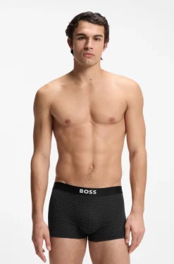 BOSS ONE eng anliegende Boxershorts aus Stretch-Baumwolle im Dreierpack