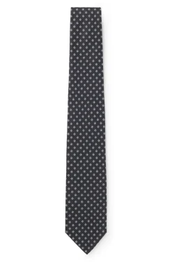 BOSS ONE Gemusterte Krawatte aus Seiden-Jacquard
