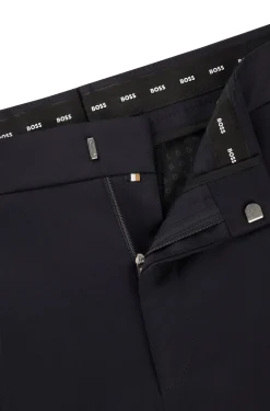 BOSS ONE Regular-Fit Hose aus Schurwoll-Serge