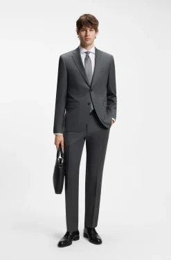 BOSS ONE Regular-Fit Sakko aus Schurwoll-Serge