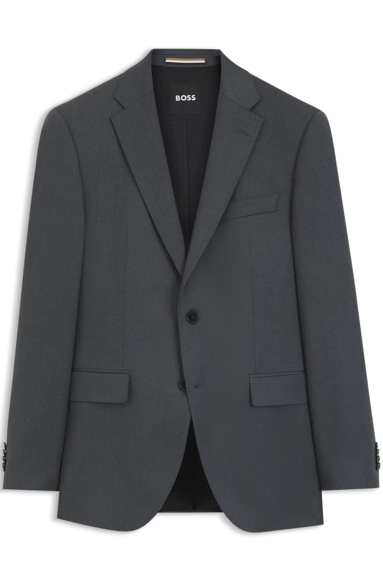 BOSS ONE Regular-Fit Sakko aus Schurwoll-Serge