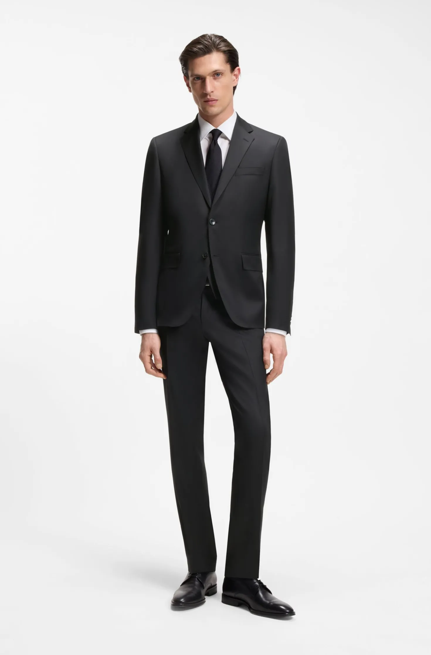 BOSS ONE Regular-Fit Sakko aus Schurwoll-Serge