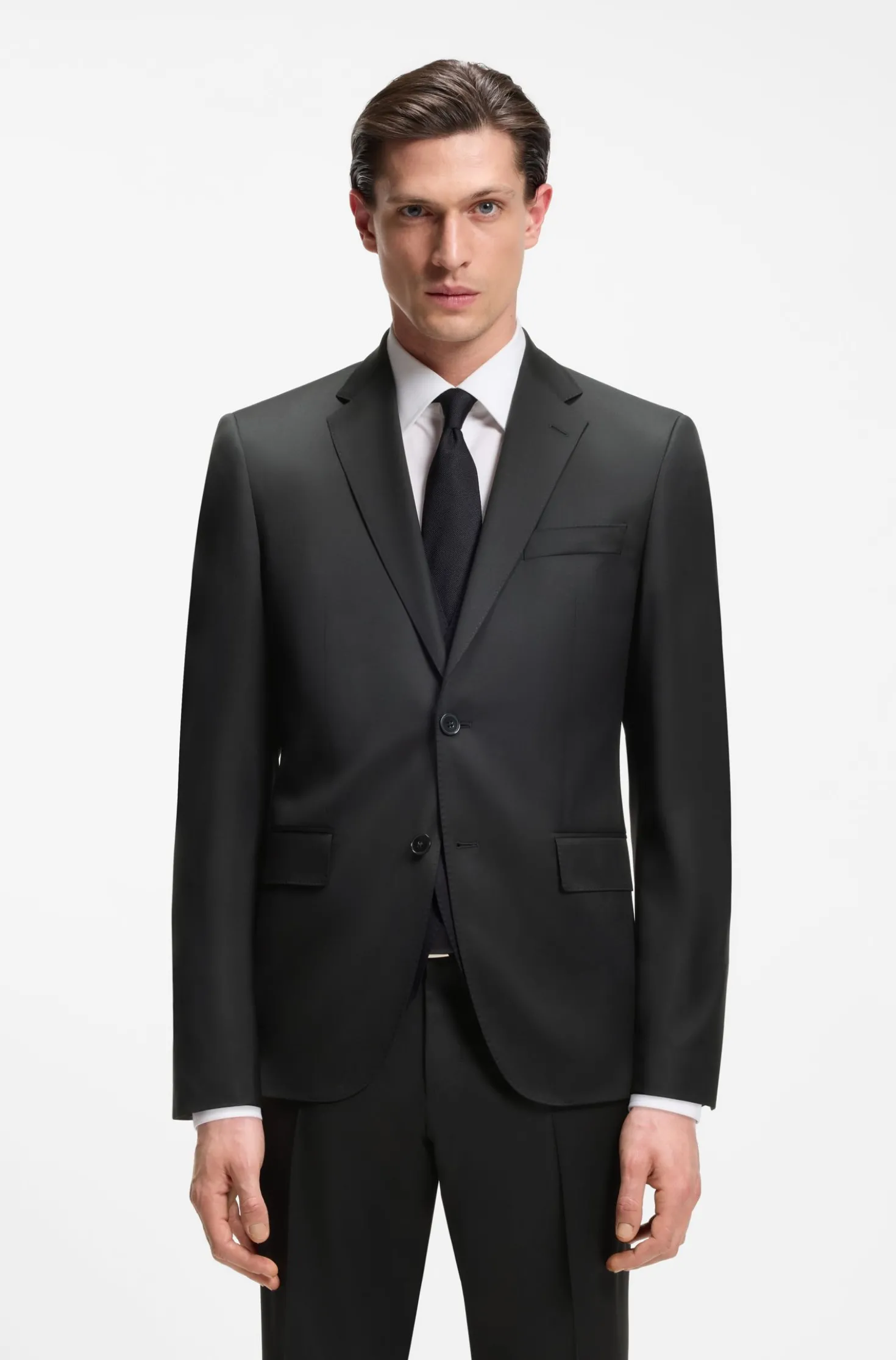 BOSS ONE Regular-Fit Sakko aus Schurwoll-Serge