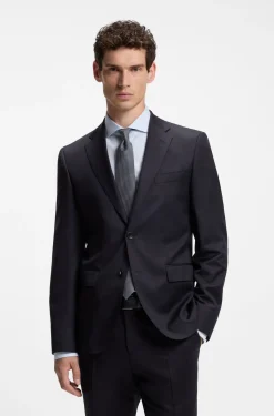 BOSS ONE Regular-Fit Sakko aus Schurwoll-Serge