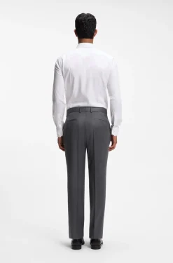 BOSS ONE Slim-Fit Hose aus Schurwoll-Serge