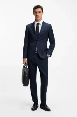 BOSS ONE Slim-Fit Sakko aus Schurwoll-Serge
