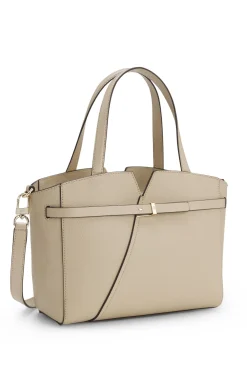 BOSS Revers kleine Tote Bag aus Leder mit Gürtel-Detail