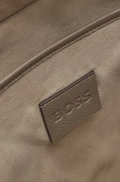 BOSS Revers Tote Bag aus Leder mit Gürtel-Detail