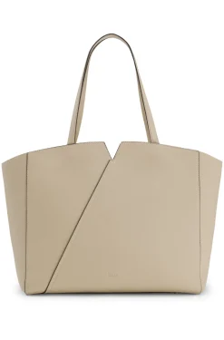 BOSS Revers Tote Bag aus Leder mit Gürtel-Detail