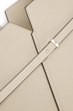 BOSS Revers Tote Bag aus Leder mit Gürtel-Detail