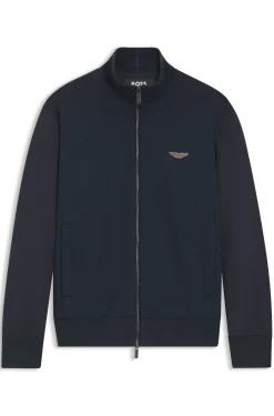 BOSS x ASTON MARTIN Sweatshirt mit Flügel-Detail