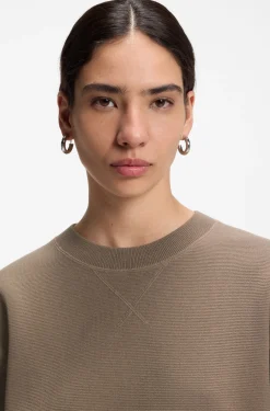 Boxy-Fit Pullover mit Stretch-Anteil
