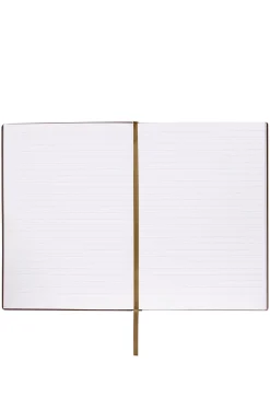 Burgunderfarbenes DIN-A5-Notizbuch mit Double-B-Monogramm