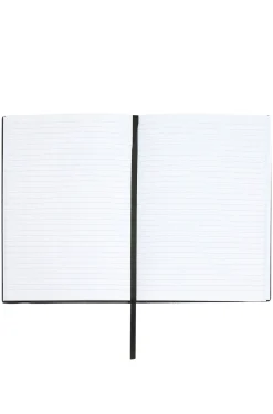 Camelfarbenes DIN-A5-Notizbuch mit Monogramm-Muster