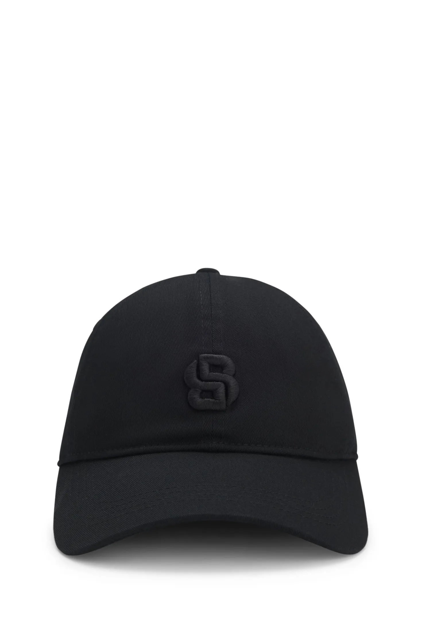 Cap aus Baumwolle mit aufgesticktem Double-B-Monogramm