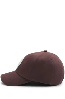 Cap aus Baumwoll-Twill mit geflochtenem Double-B-Monogramm