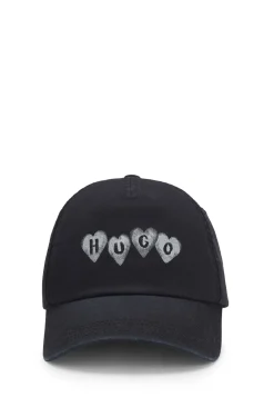 Cap aus Baumwoll-Twill mit Herz-Logo