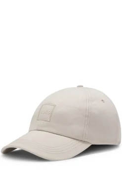 Cap aus Baumwoll-Twill mit Logo-Aufnäher