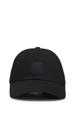 Cap aus Baumwoll-Twill mit Logo-Aufnäher