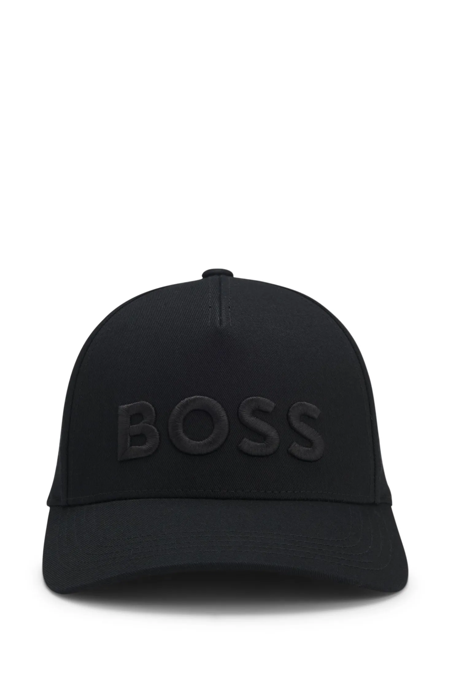 Cap aus Baumwoll-Twill mit Logo-Stickerei