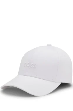 Cap aus Baumwoll-Twill mit Logo-Stickerei