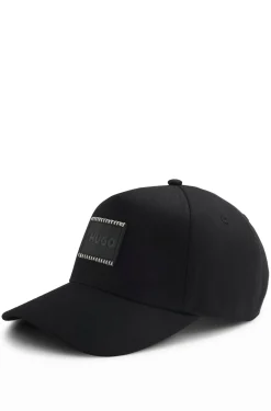 Cap aus Baumwoll-Twill mit Logo-Aufnäher