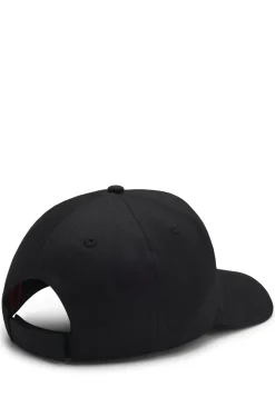 Cap aus Baumwoll-Twill mit Logo-Aufnäher