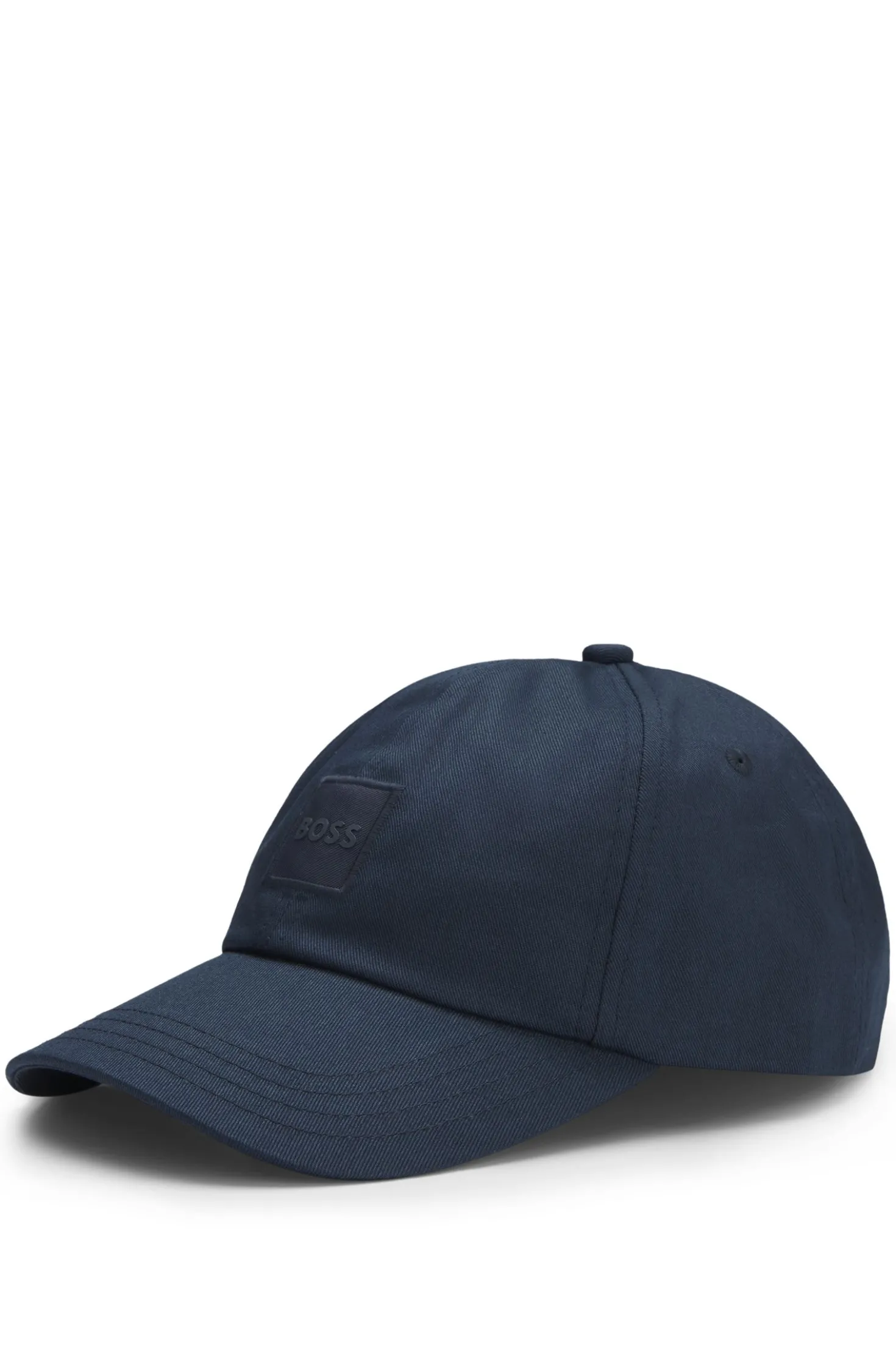 Cap aus Baumwoll-Twill mit Logo-Aufnäher