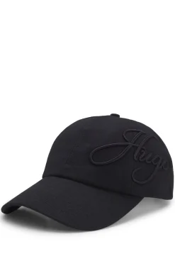 Cap aus Baumwoll-Twill mit Logo-Stickerei