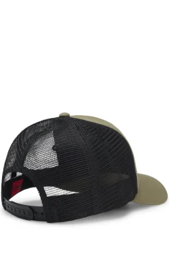 Cap aus Baumwoll-Twill mit Mesh-Einsätzen
