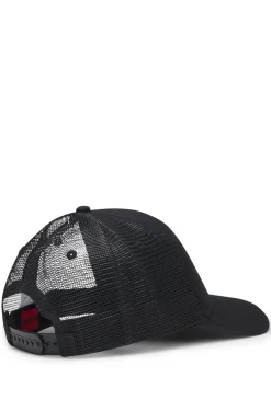 Cap aus Baumwoll-Twill mit Mesh-Einsätzen