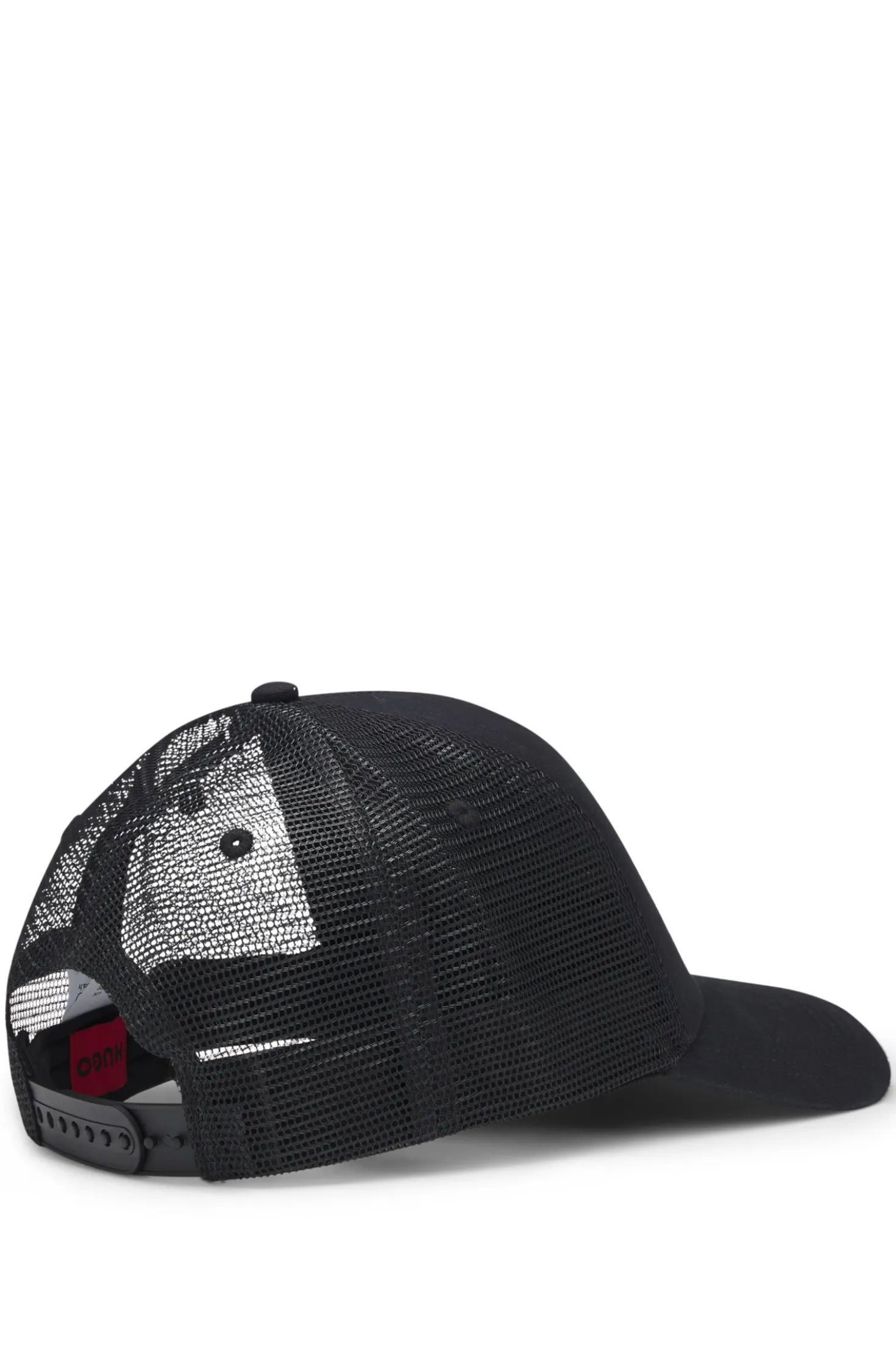 Cap aus Baumwoll-Twill mit Mesh-Einsätzen