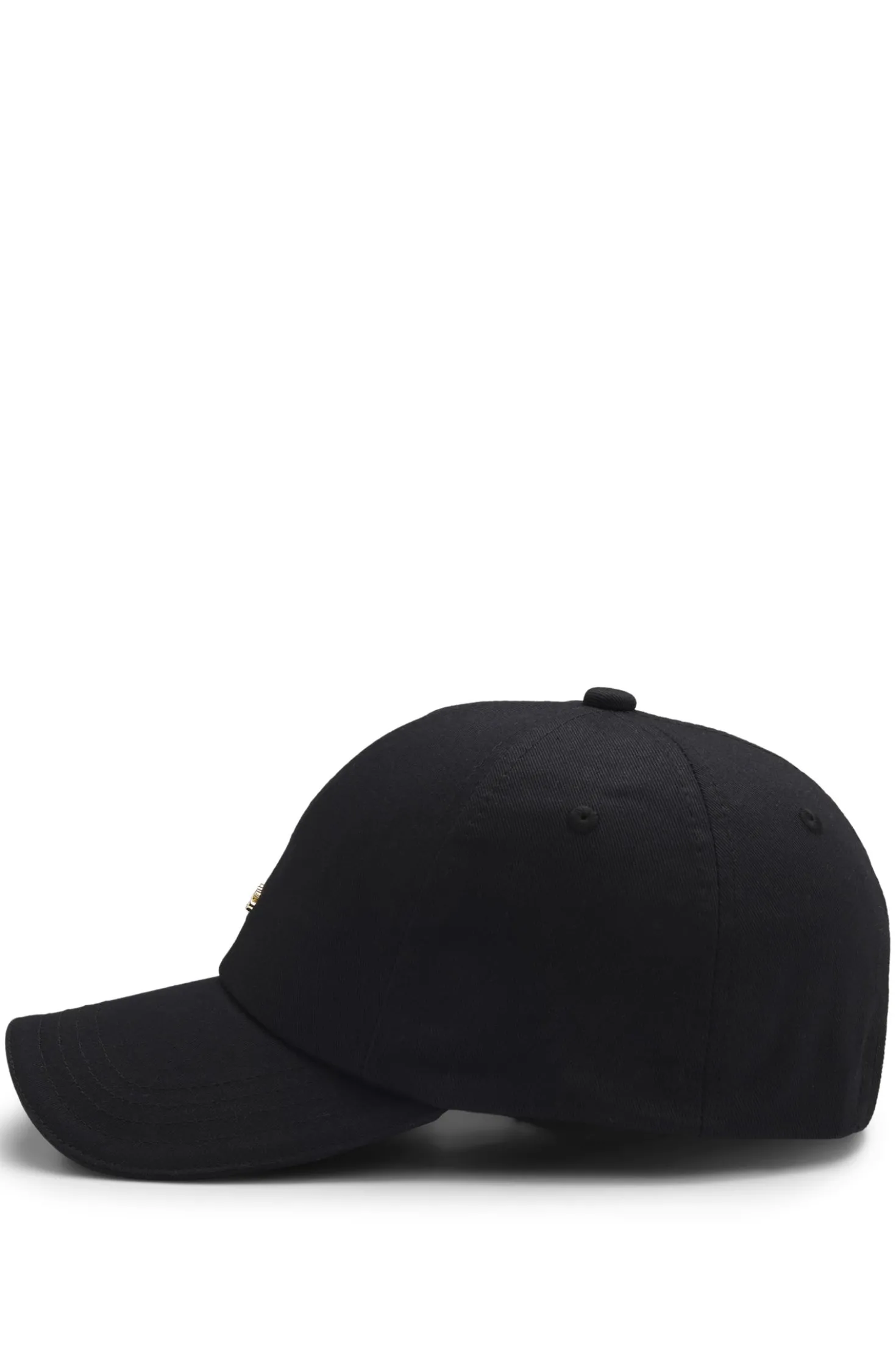 Cap aus Baumwoll-Twill mit Metall-Logo