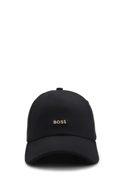 Cap aus Baumwoll-Twill mit Metall-Logo