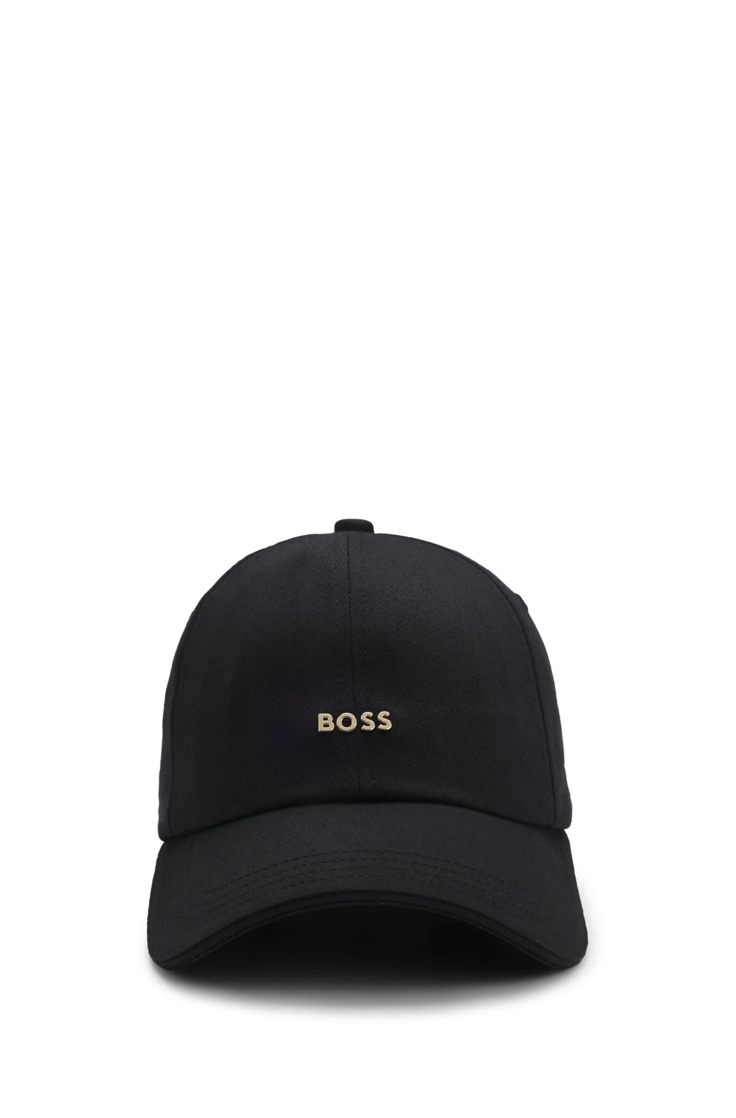 Cap aus Baumwoll-Twill mit Metall-Logo