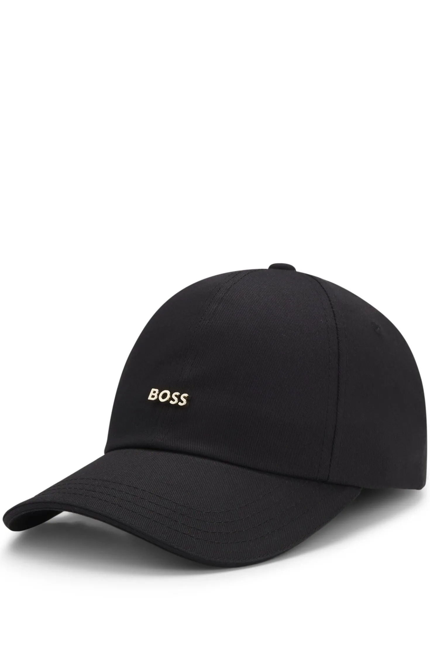 Cap aus Baumwoll-Twill mit Metall-Logo