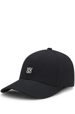 Cap aus Baumwoll-Twill mit Stack-Logo-Schriftzug
