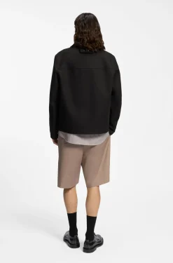 Coach-Jacke aus doppellagiger Baumwolle