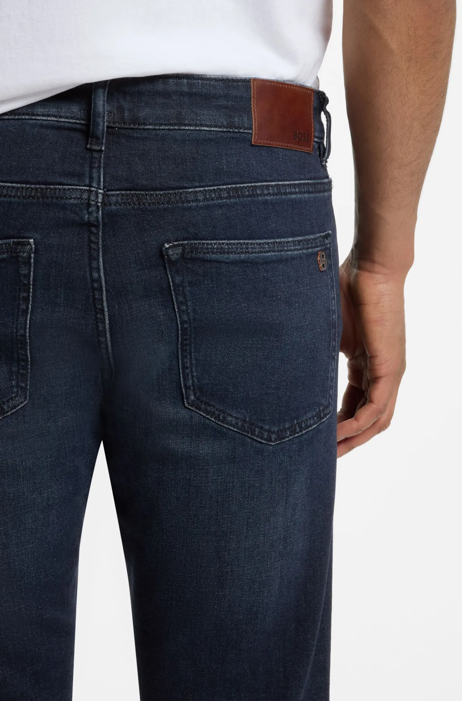 Delaware Slim-Fit Jeans aus bequemem Stretch-Denim in Blau