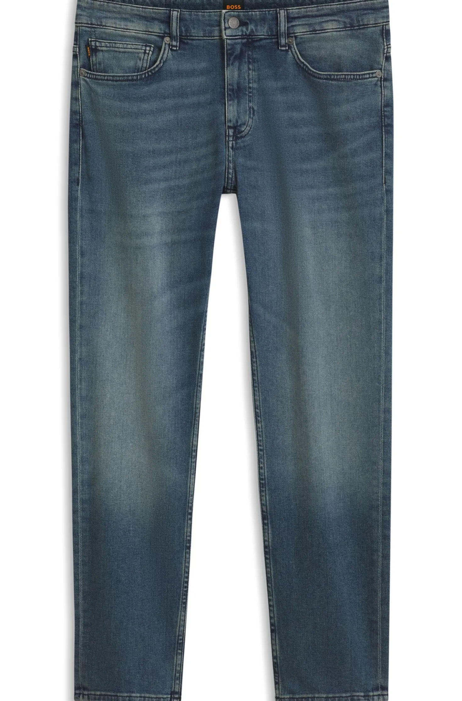 Delaware Slim-Fit Jeans aus bequemem Stretch-Denim in Blau