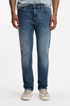 Delaware Slim-Fit Jeans aus bequemem Stretch-Denim in Blau