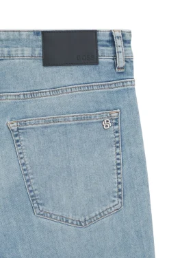 Delaware Slim-Fit Jeans aus blauem Soft-Motion-Denim