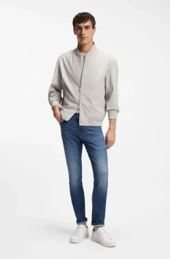 Delaware Slim-Fit Jeans aus blauem Soft-Motion-Denim