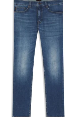 Delaware Slim-Fit Jeans aus blauem Soft-Motion-Denim