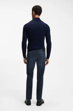 Delaware Slim-Fit Jeans aus blauem Soft-Motion-Denim