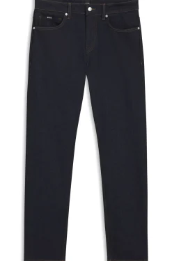 Delaware Slim-Fit Jeans aus dunkelblauem Denim