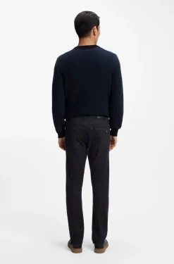 Delaware Slim-Fit Jeans aus dunkelblauem Soft-Motion-Denim