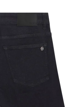 Delaware Slim-Fit Jeans aus dunkelblauem Soft-Motion-Denim