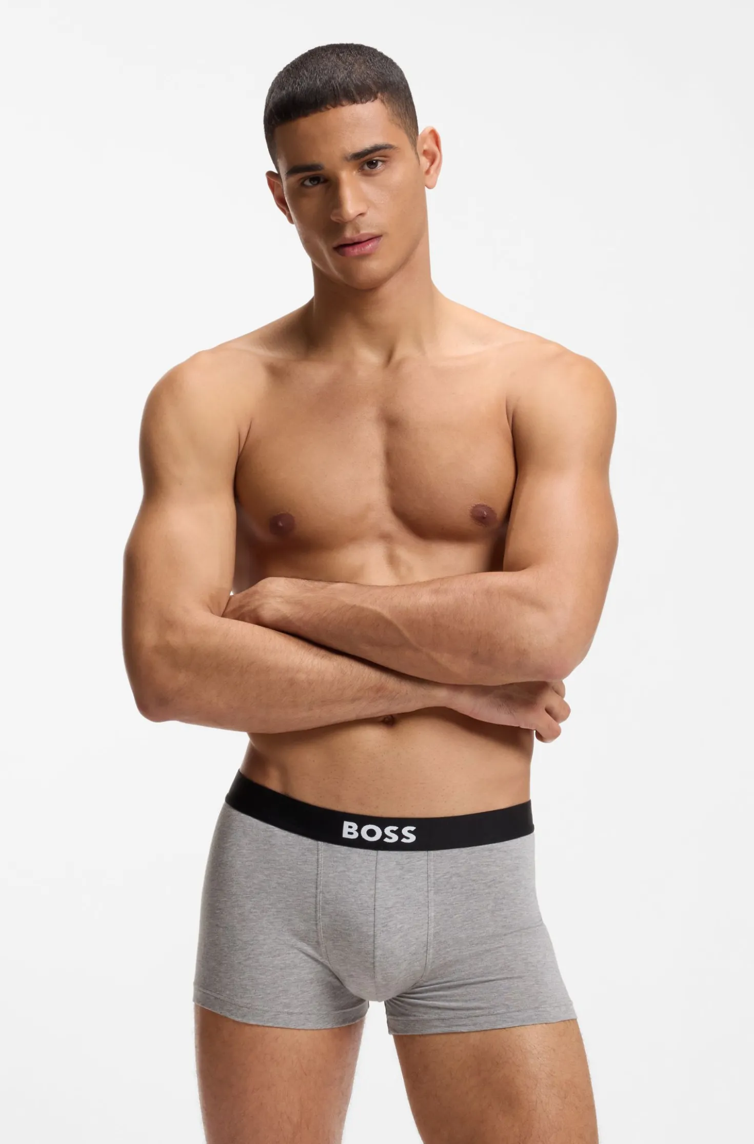 Dreierpack Boxershorts aus Stretch-Baumwolle